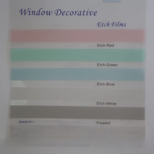 Etch Dusted and Frosted