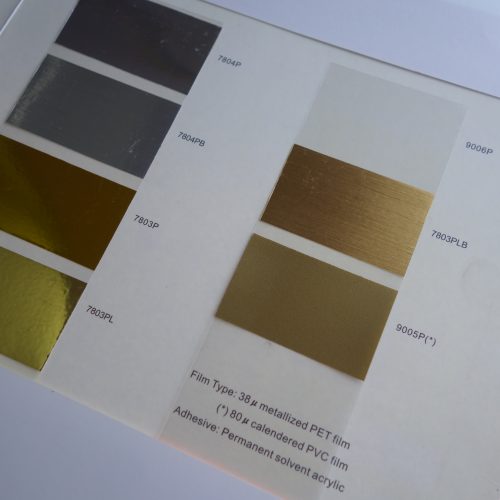 Mirror, Metallic, Brushed Stickers